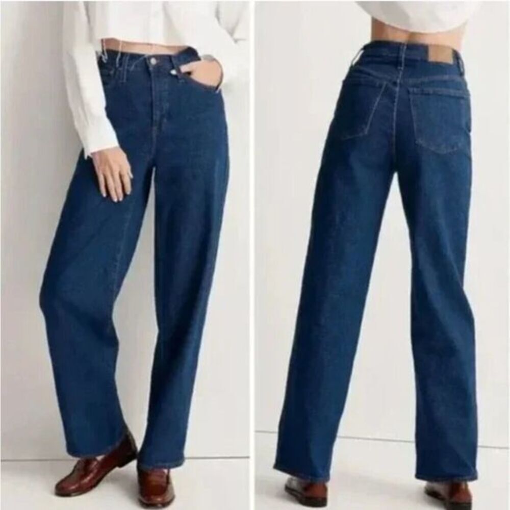 NEW‎ Madewell The Perfect Vintage Wide-Leg Jean in Fairdale Wash, 32